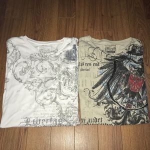 (Bundle) 2 Retrofit mens shirts.